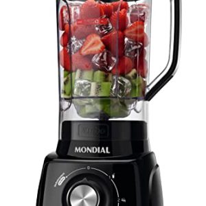 Liquidificador Mondial, Turbo Power 550W, 220V, Preto, 2,2 L - L-99 FB